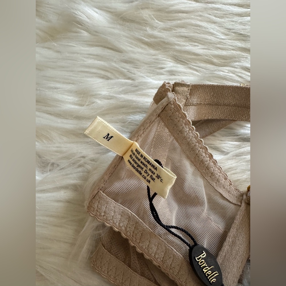 Bordelle New Tomoe Ouvert Wire Bra Caramel M - Picture 5 of 6